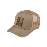 Olive/Khaki mesh back Big&J logo hat